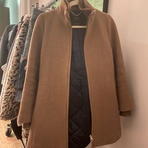 J. Crew Lodge Coat in Italian stadium-cloth wool